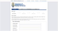 Desktop Screenshot of adsender.alliedpress.co.nz